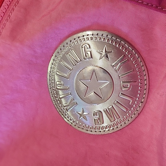 KIPLING Seoul Go Large Laptop Pink Color Block Backpack Lightweight Travel - Picture 13 of 14